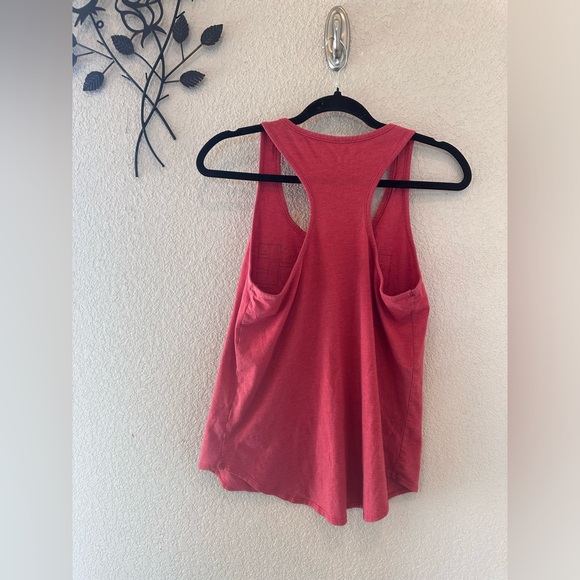 Peace Love and KU Breathable Tank Top Athletic Style Red Jayhawk Size Medium - Picture 4 of 5